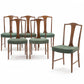 Magohany Dining Chairs, Denmark 1940s