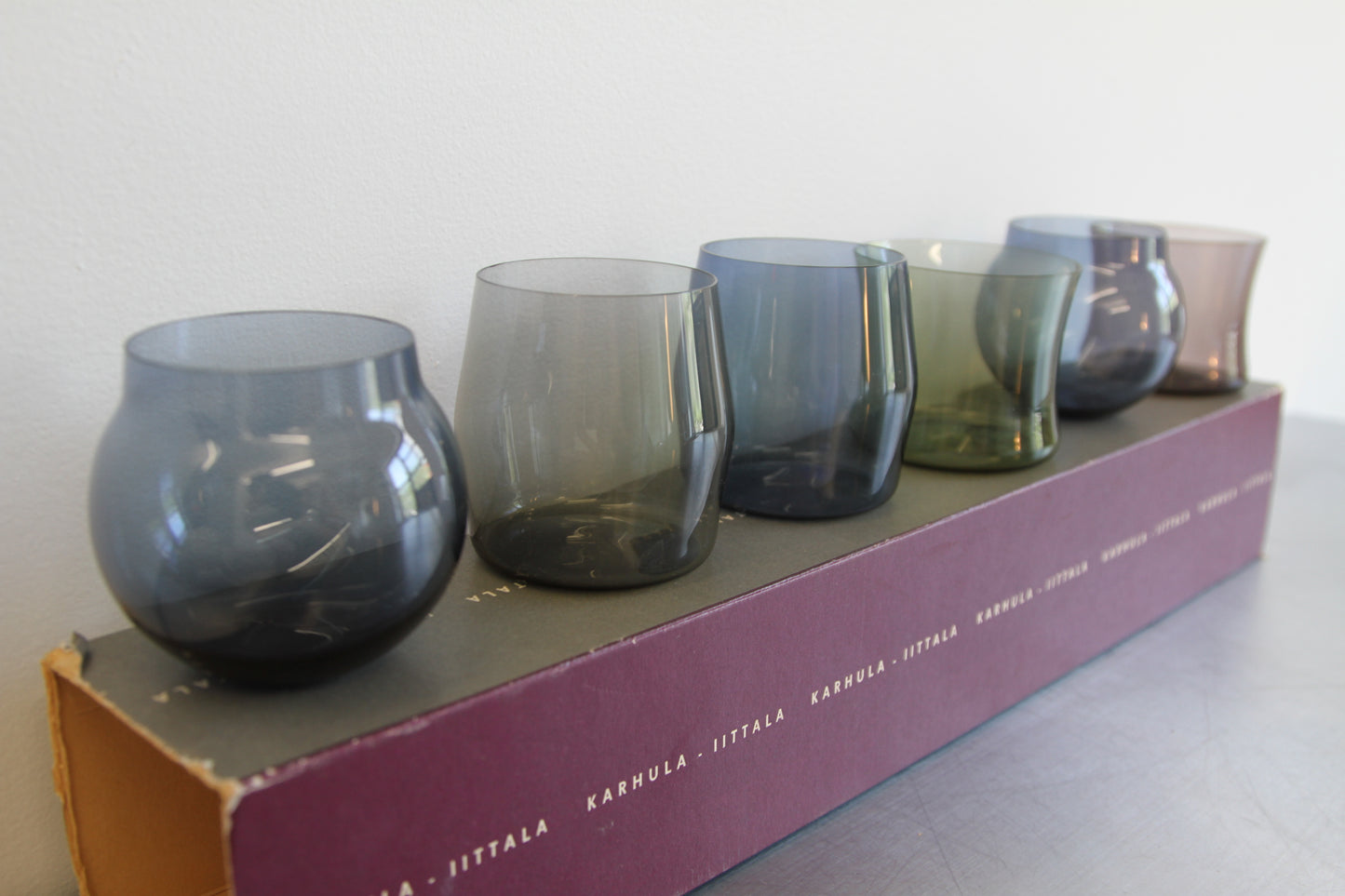 Timo Sarpaneva "i-color" Glass Tumblers, 1956
