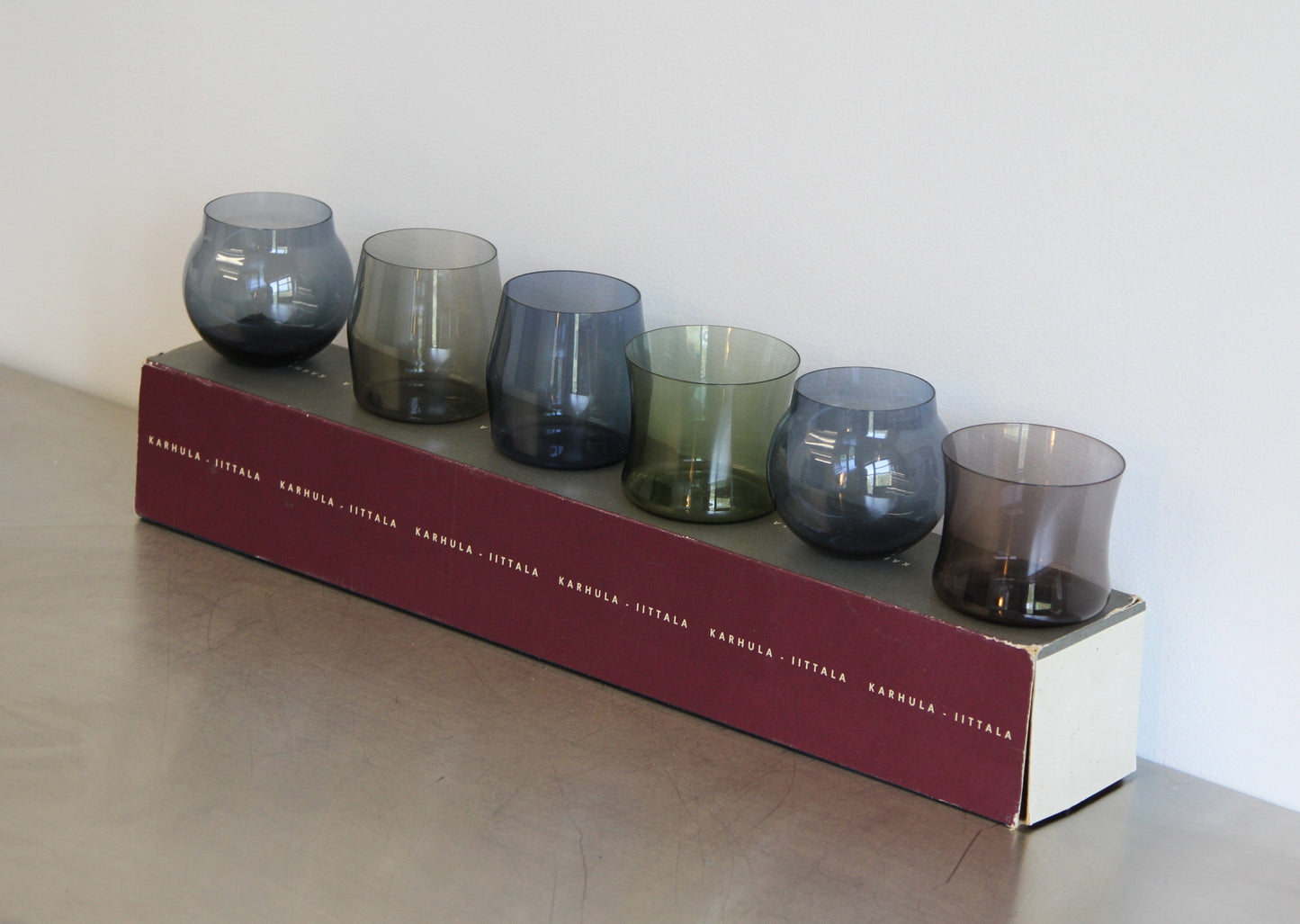 Timo Sarpaneva "i-color" Glass Tumblers, 1956