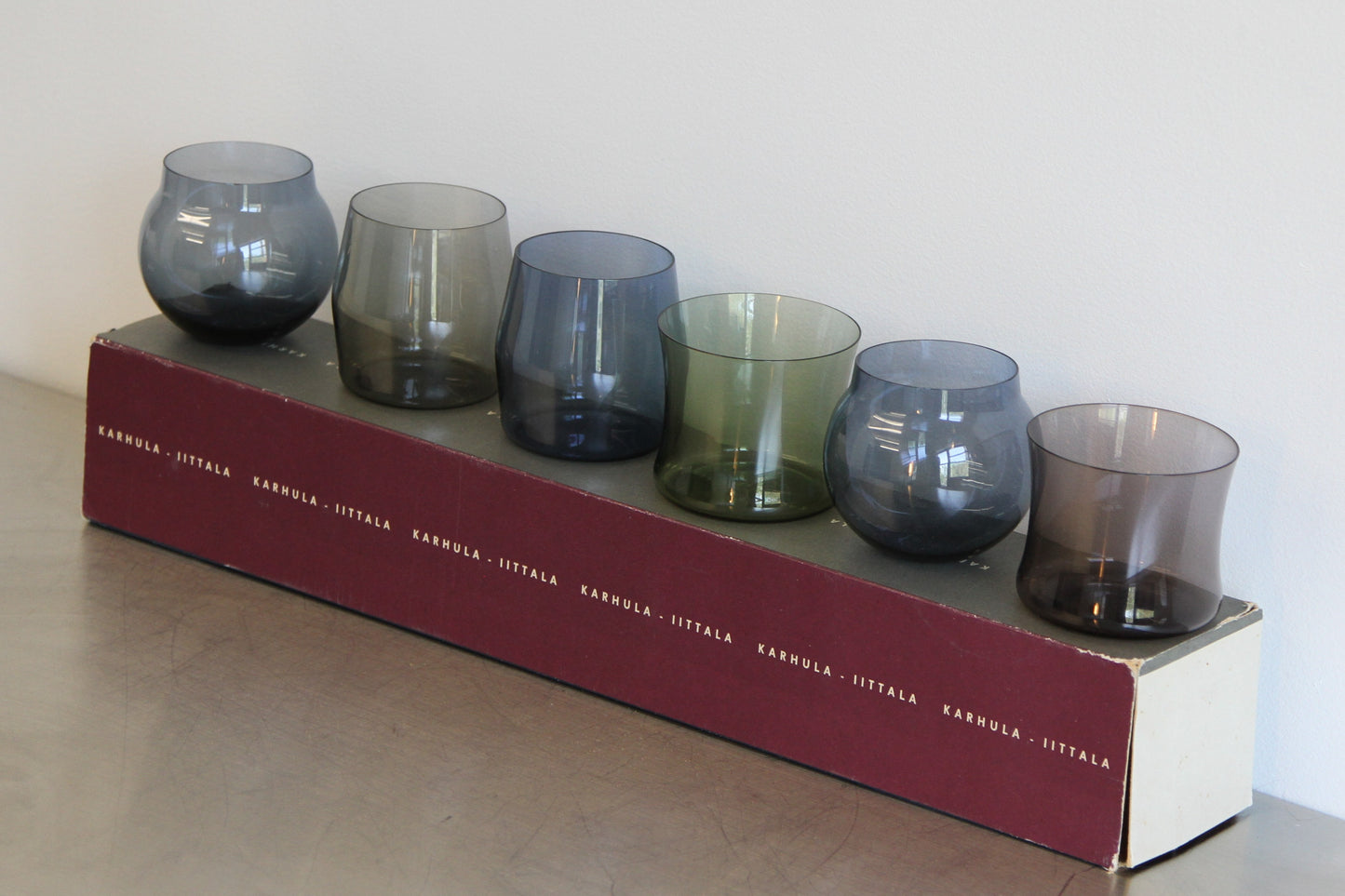 Timo Sarpaneva "i-color" Glass Tumblers, 1956
