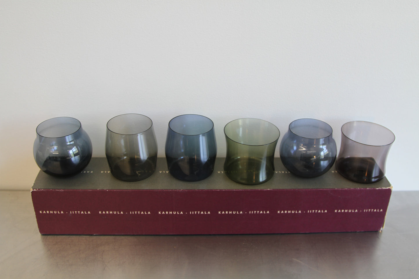 Timo Sarpaneva "i-color" Glass Tumblers, 1956