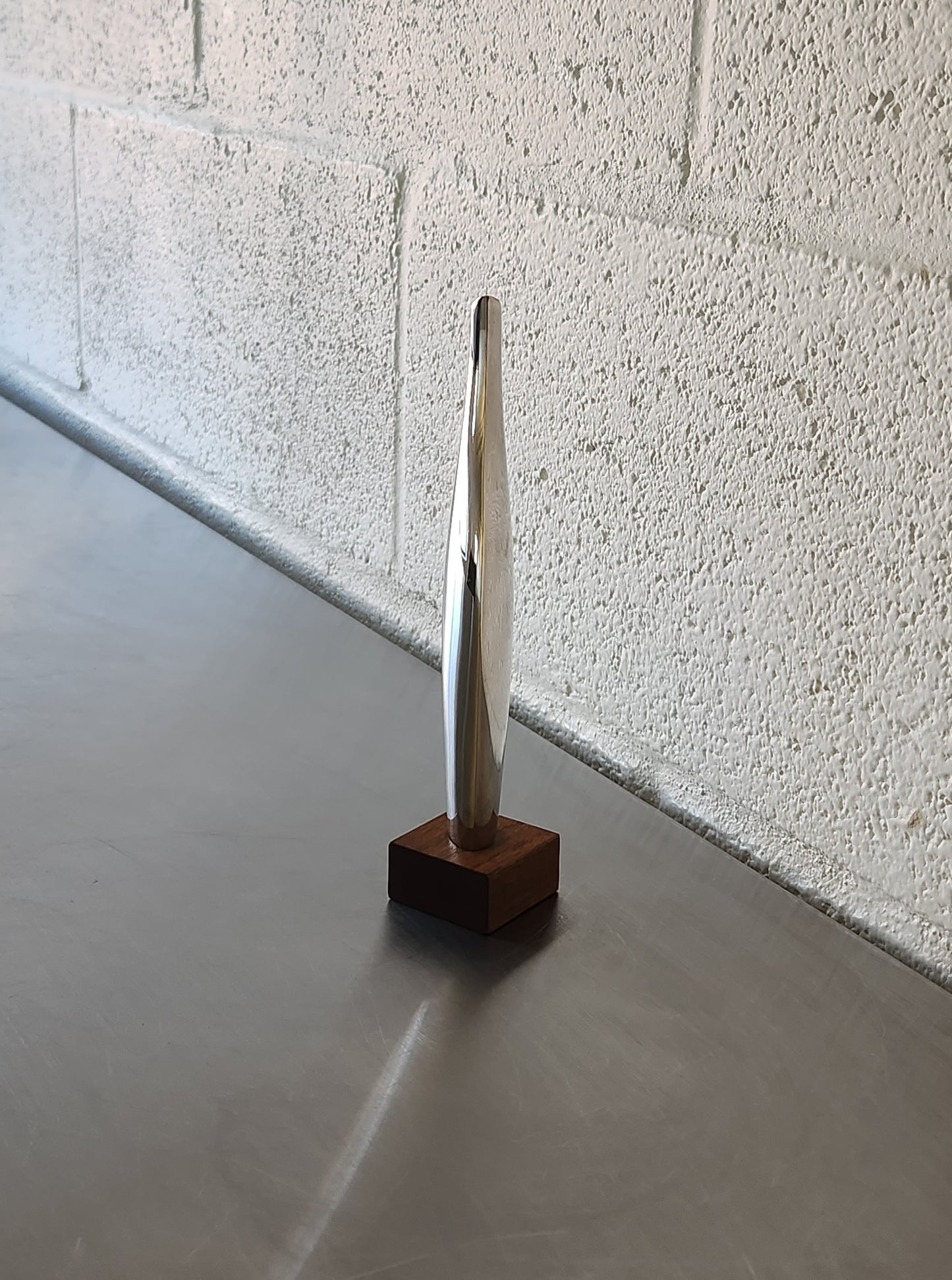 Tapio Wirkkala Ultra Rare Silver & Rosewood Vase