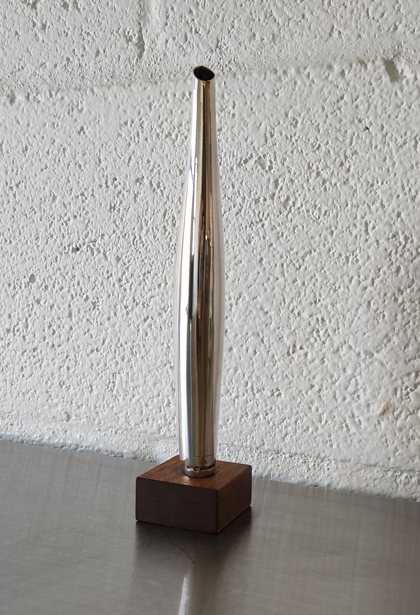 Tapio Wirkkala Ultra Rare Silver & Rosewood Vase