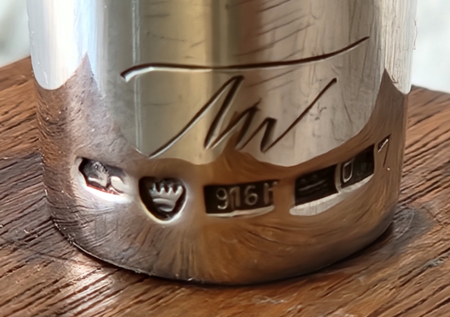 Tapio Wirkkala Ultra Rare Silver & Rosewood Vase