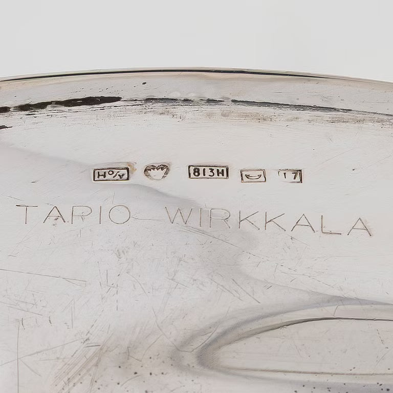 Tapio Wirkkala Scalloped Silver Ashtray
