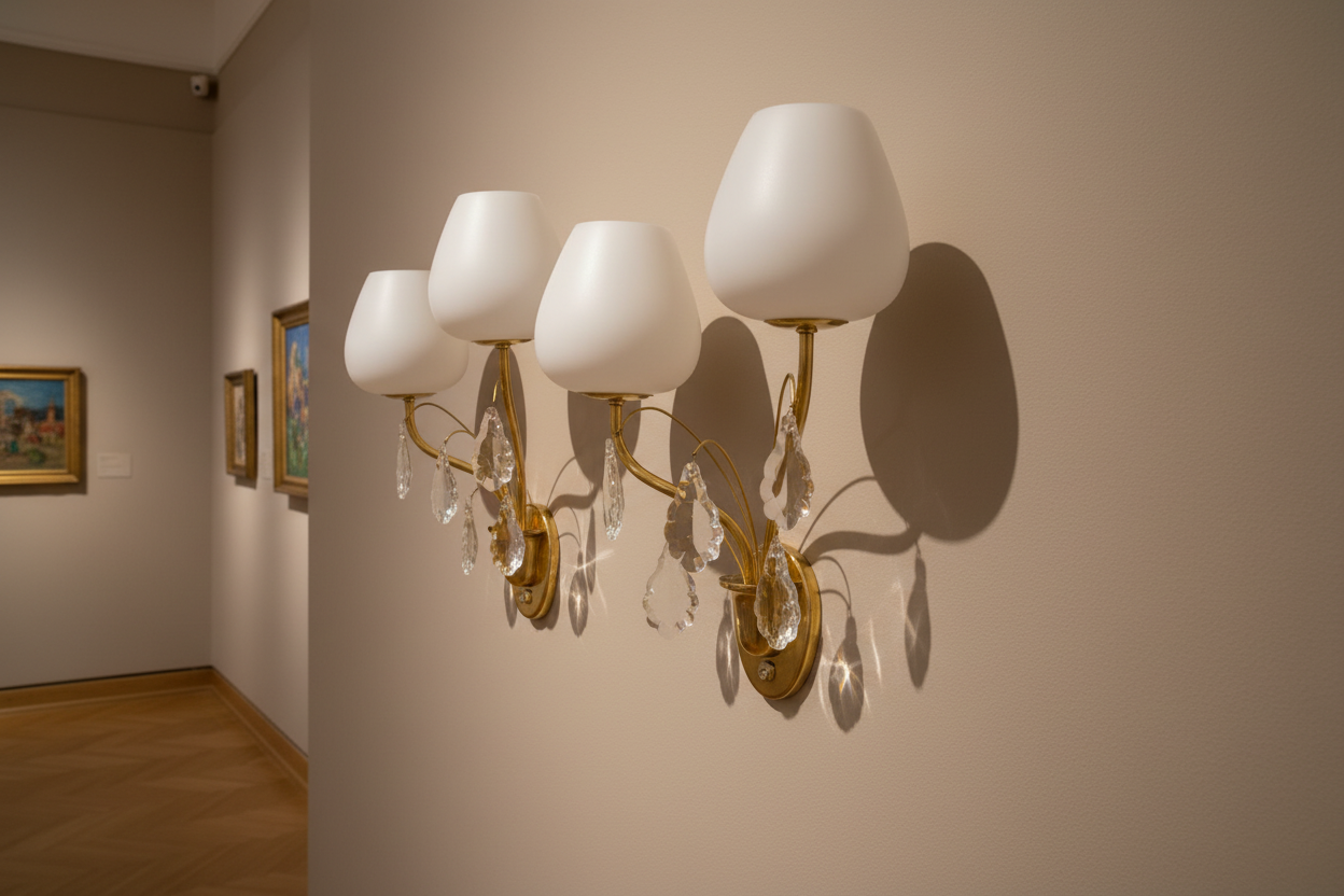 Charming Wall Lamps by Valinte Oy, Finland 1950s