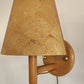 Bergboms Wood Wall Lamp with Cork Shade
