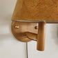 Bergboms Wood Wall Lamp with Cork Shade