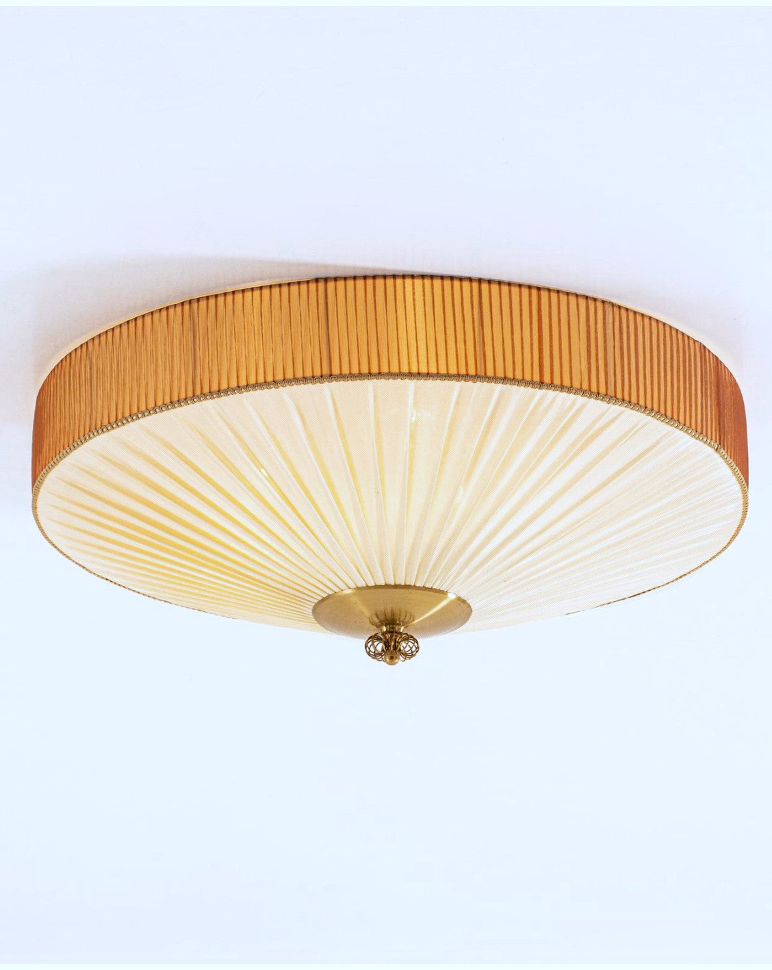 Itsu Pleated Silk Ceiling Lamp