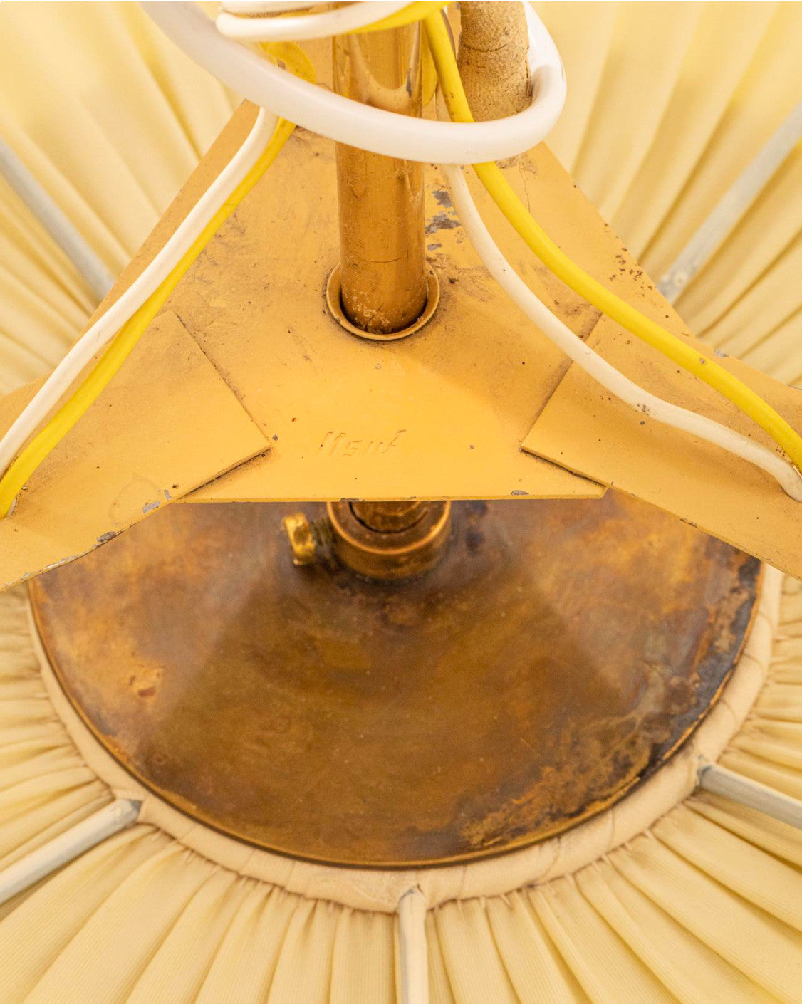 Itsu Pleated Silk Ceiling Lamp