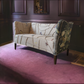 Danish Loveseat with Couture Upholstery