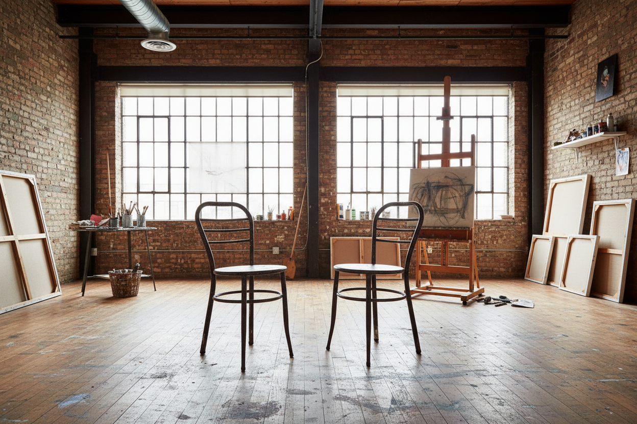 Pair of Indestructible Ice Cream Parlour Chairs