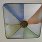 Fontana Arte Pendant with Colorful Painted Glass