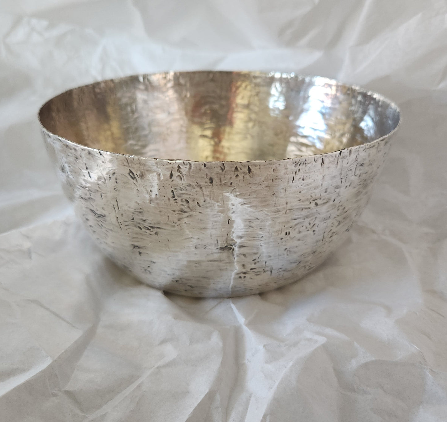 Tapio Wirkkala Textured Silver Bowl