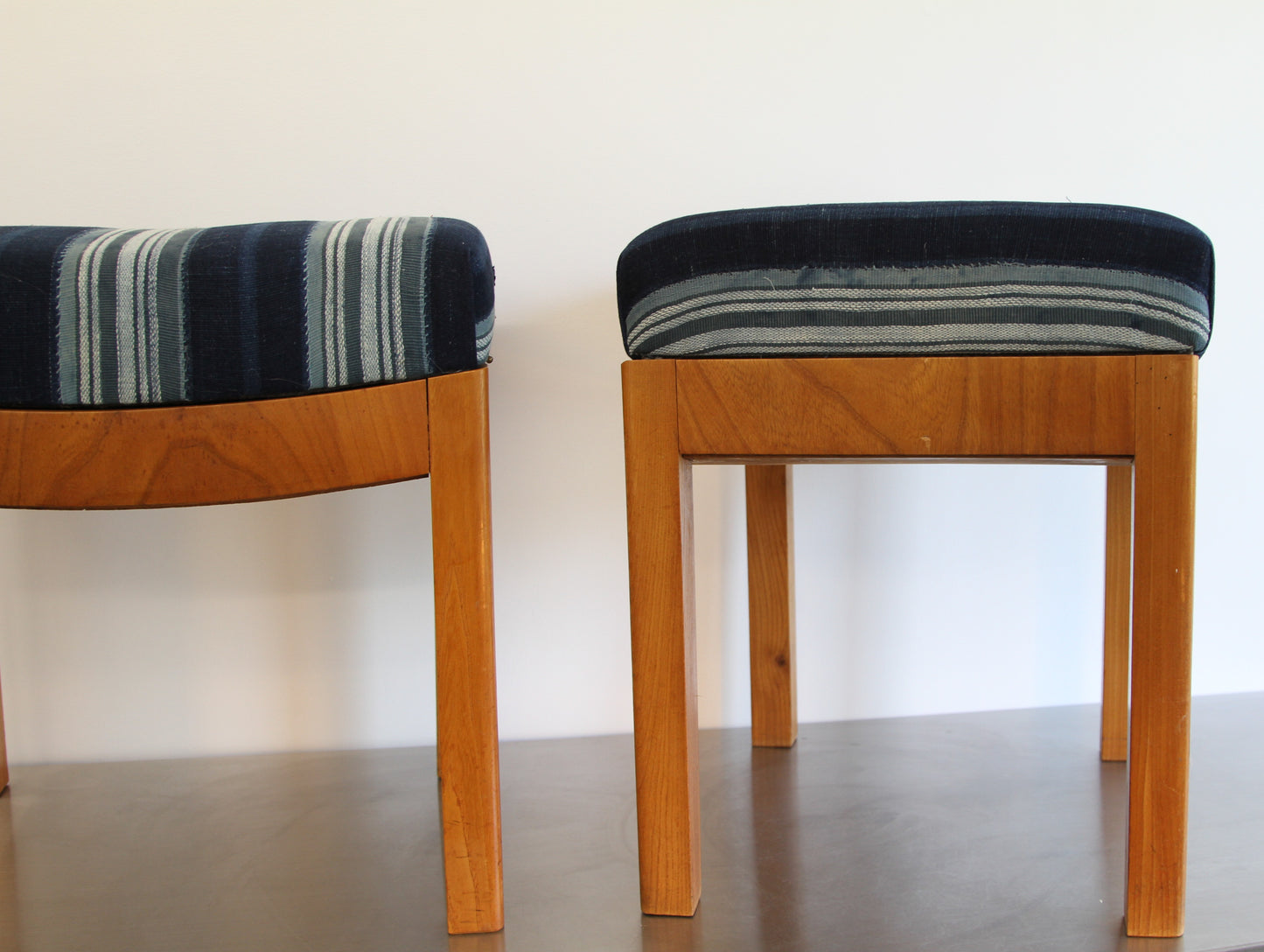 Danish Footstools with Pop-Up Storage