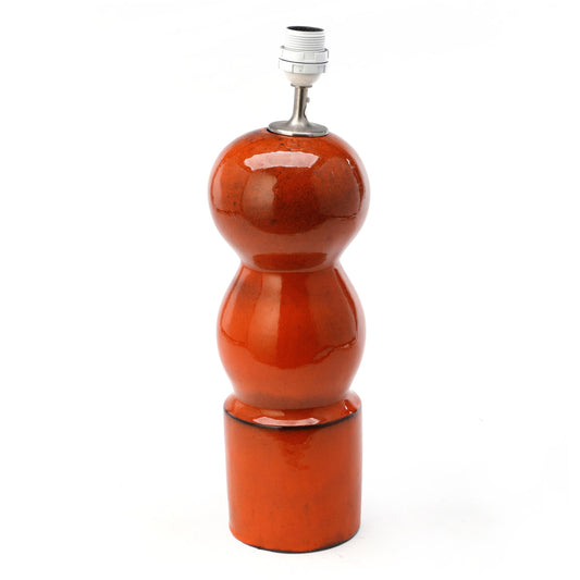 Nils Kähler Table Lamp with Uranium Glaze, 1960s Rare!