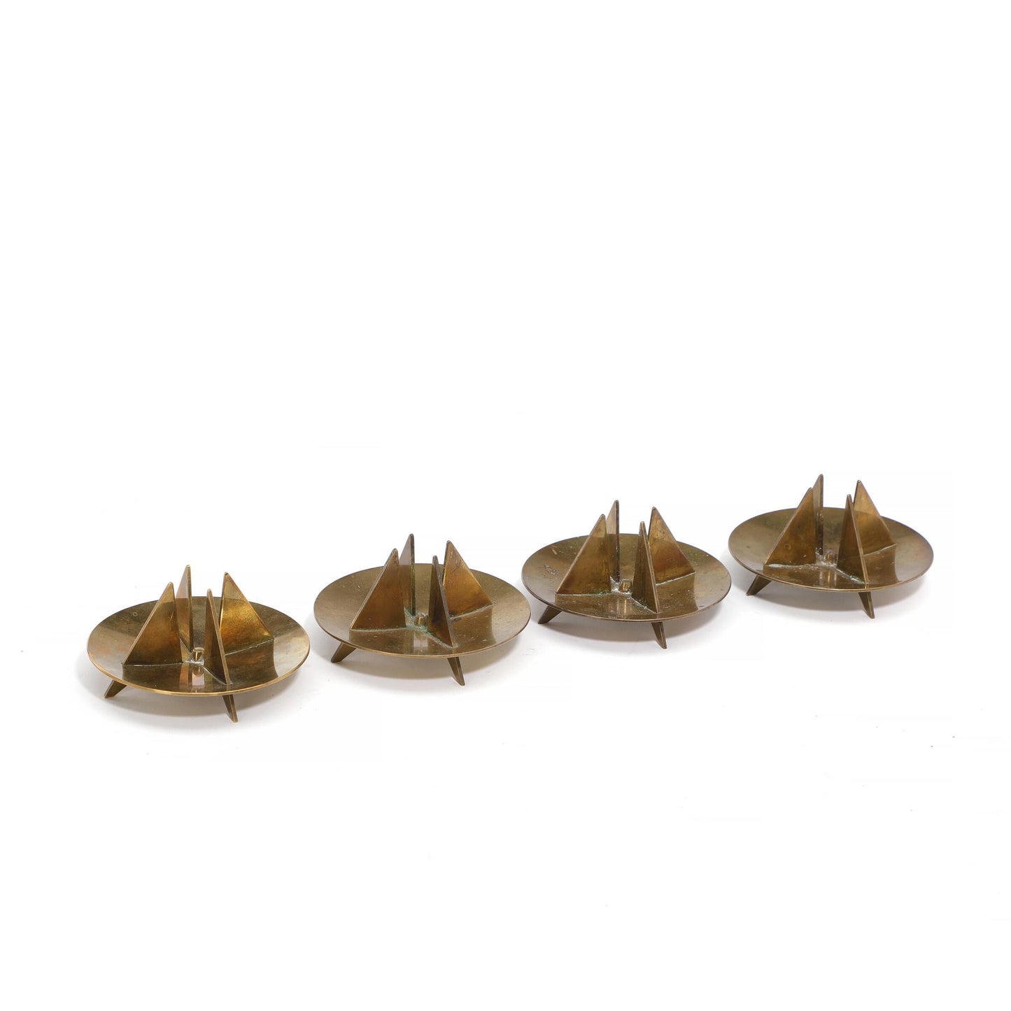 Pierre Forssell Brass Candle Holders