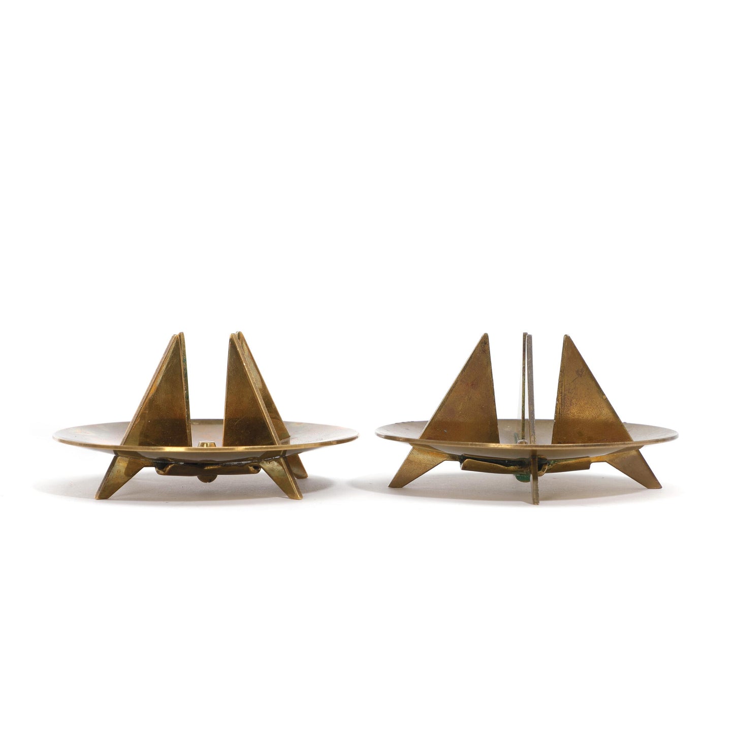Pierre Forsell Brass Candle Holders