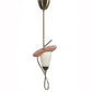 Solbergs Fabrikker: Pendant of Brass, Glass & Lacquer