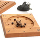 Piet Hein "Roulette" Game of Teak & Black Walnut, 1962