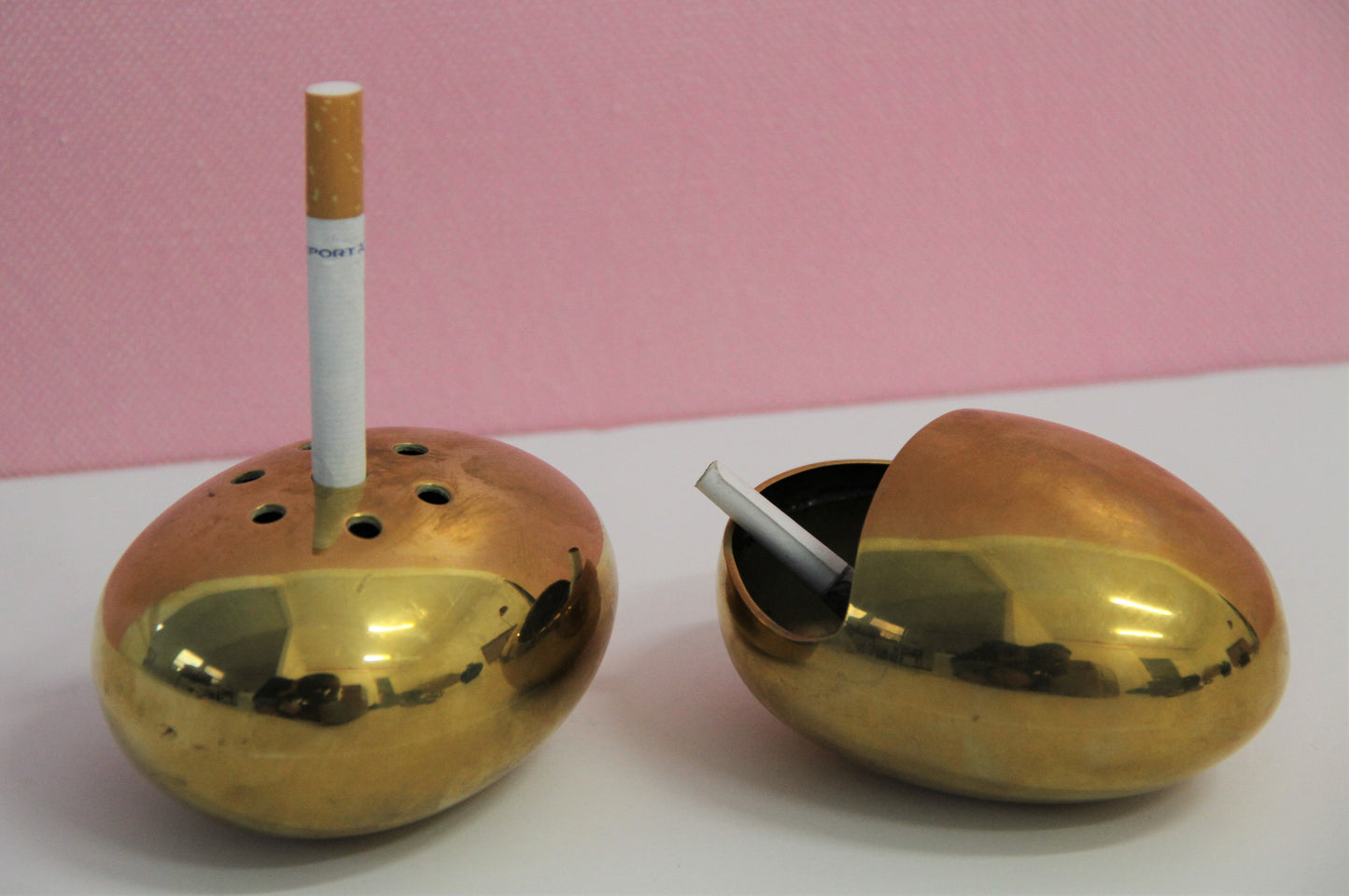 Cohr Brass Ashtray Set "The Smile" - 1950s SOLD OUT! I have a steel one available...