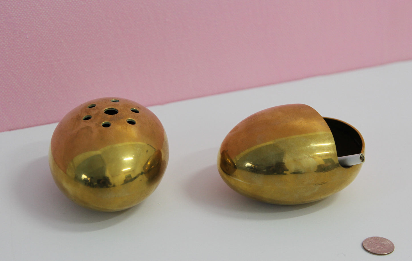 Cohr Brass Ashtray Set "The Smile" - 1950s SOLD OUT!