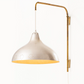 Itsu Brass Wall Pendant with Perforated Aluminum Shade
