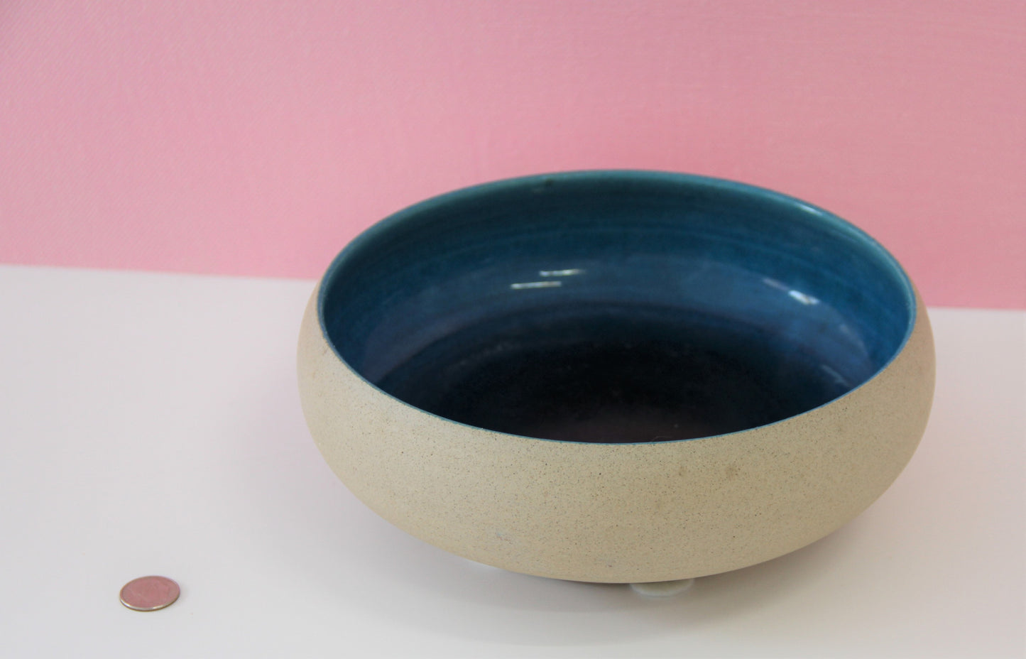 Nils Kähler: collection of blue glazed stoneware pieces