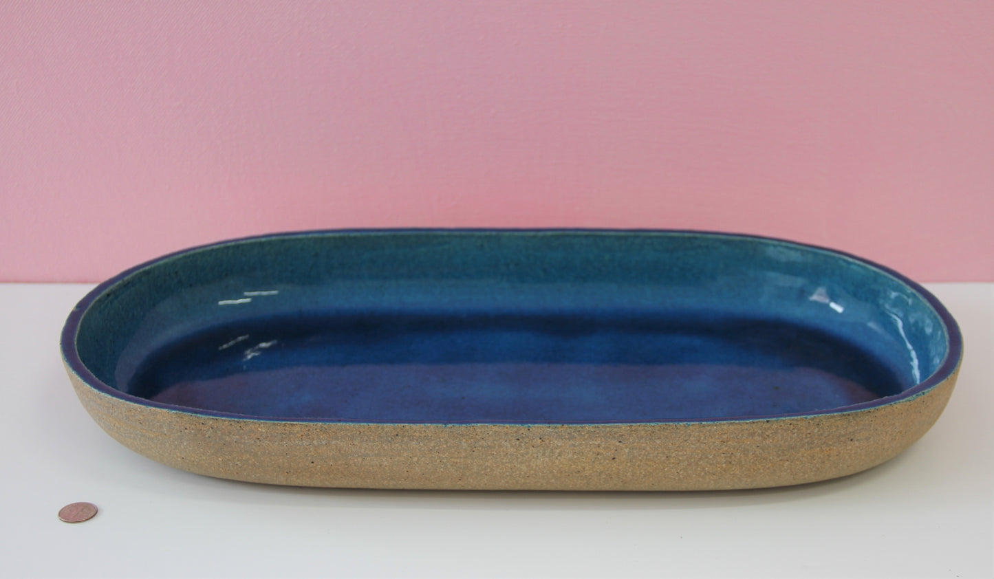 Nils Kähler: collection of blue glazed stoneware pieces