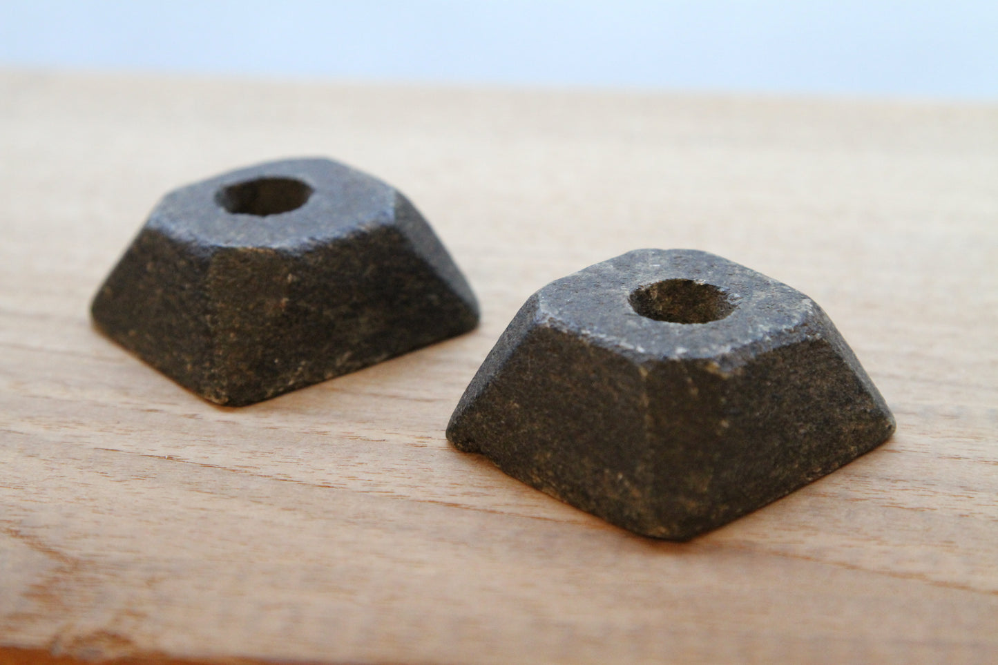 Greenlandic Soapstone Candle Holders